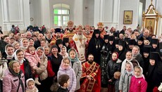 Abbot of Kyiv-Pechersk Lavra leads Liturgy at Brailiv Monastery