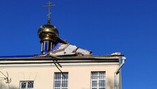 Hurricane-force winds damage UOC church in Vinnytsia