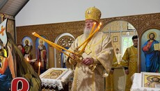 Митрополит Мелетий молитвенно поддержал гонимую общину УПЦ в Виженке