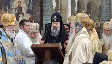 Патриарх Шио III обратился к пастве после интронизации