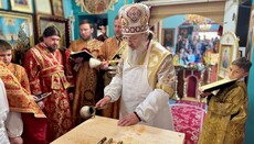 В Запорожской епархии УПЦ освятили храм после реставрации
