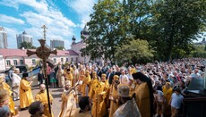 Митрополит Онуфрий возглавил Литургию в Покровском монастыре Киева