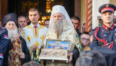 Ο Πατριάρχης Πορφύριος ανακοίνωσε την παράταση της παραμονής της Ζώνης της Θεοτόκου στη Σερβία