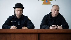 Начальник ГСЧС Закарпатья заставил подчиненного надеть кипу на построении