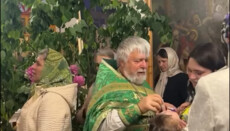 The persecuted UOC community in Panka celebrated Trinity in an adapted premises