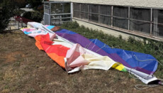 In Thessaloniki, an LGBT flag was torn down from the Aristotle University building