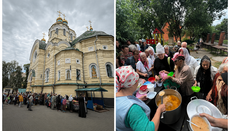В епархиях УПЦ провели благотворительные трапезы для нуждающихся