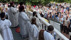 Metropolitan Serhiy Led the Festive Liturgy at the Kreshchatyk Monastery
