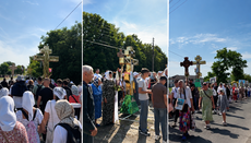 UOC Faithful Set Out from Chernivtsi on a Procession of the Cross to Kolinkovtsy