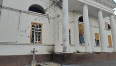 Holy Spirit Cathedral of the UOC in Kherson damaged by drone strike