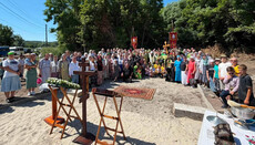 A site for the construction of a new church was consecrated in the Alexandrian Diocese