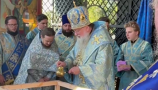 В Испасе митрополит Мелетий освятил престол нового храма УПЦ