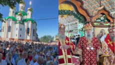 Тысячи верующих приняли участие в богослужении в Аннинском монастыре