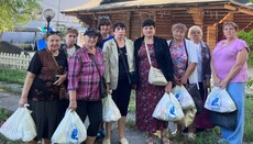 UOC Social Department in Kyiv Provided Aid to 100 Families of Displaced Persons