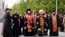 Глава УГКЦ провел панихиду на месте перезахоронения Коновальца