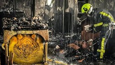 A UOC monastery caught fire in the village of Hrushevo in Zakarpattia