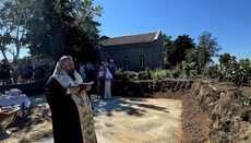 В Возсиятском заложили новый храм УПЦ в честь Преображения Господня