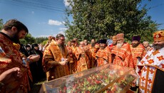 In Chyhyryn, the 100th Anniversary of the Repose of Venerable Martyr Raphaila Was Marked with Prayer