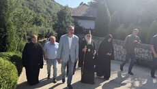 Ο Πρόεδρος της Σερβίας επισκέφθηκε τη μονή Μεταμορφώσεως στο Kozji Do
