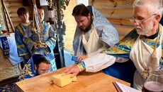 In the village of Dzhurin, UOC parishioners built a new church to replace the one seized by the OCU