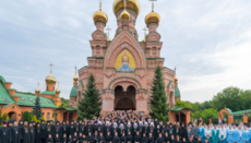 The Primate of the UOC led the Divine Liturgy at the Holoseyevo Monastery