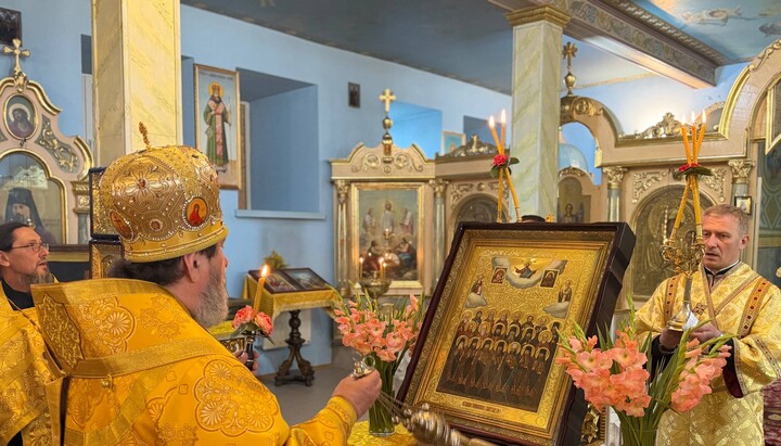 Богослужіння в день святкування Собору всіх святих землі Херсонської. Фото: Херсонська єпархія