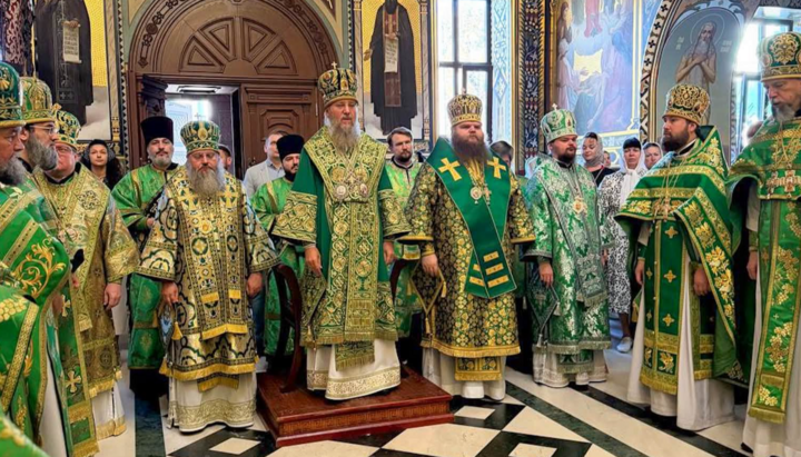 У храмі Агапіта Печерського вшанували пам'ять преподобних отців печерських. Фото: Центр інформації УПЦ
