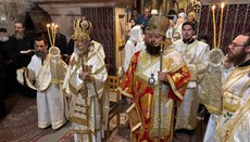 Στα Ιεροσόλυμα ο Μητροπολίτης Ρόβνο συλλειτούργησε με ιεράρχη της Εκκλησίας Ιεροσολύμων