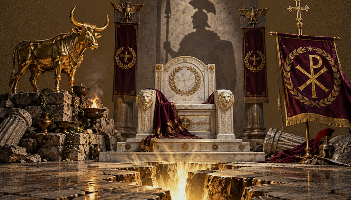 The Cross on the Spear of Roman Triumph