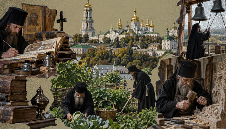 Будни и труды лаврской братии