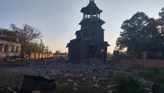 В поселке Васильковка из-за обстрела повторно пострадал храм УПЦ