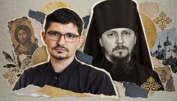 Священник Синиша Бувач и убитый монах Варсонофий. Фото: СПЖ