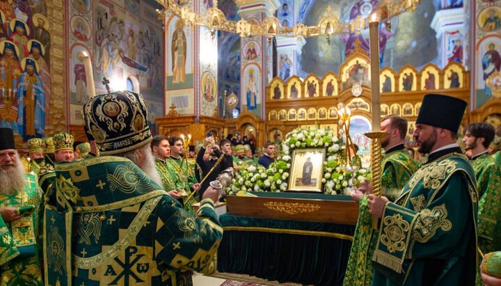 Всенічне чування в Успенському монастирі Одеси, 28 вересня 2026 р. Фото: t.me/odeparh