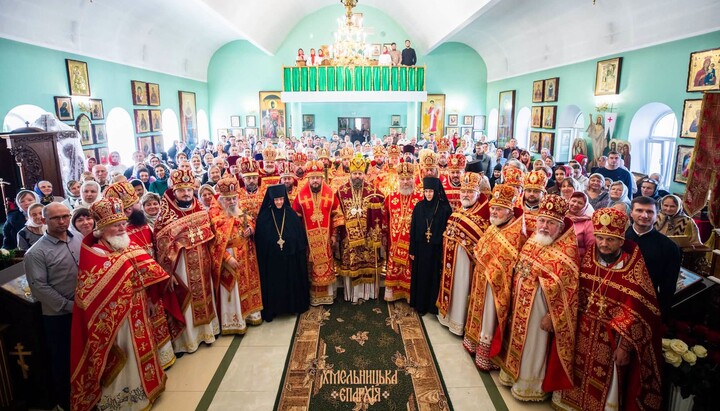 У Головчинцях відзначили ювілей відродження Преображенської обителі. Фото: Хмельницька єпархія