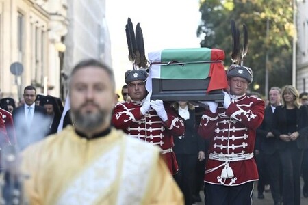 Η σαρκοφάγος με τα λείψανα του τσάρου Σαμουήλ στη Βουλγαρία. Φωτογραφία: mediapool.bg