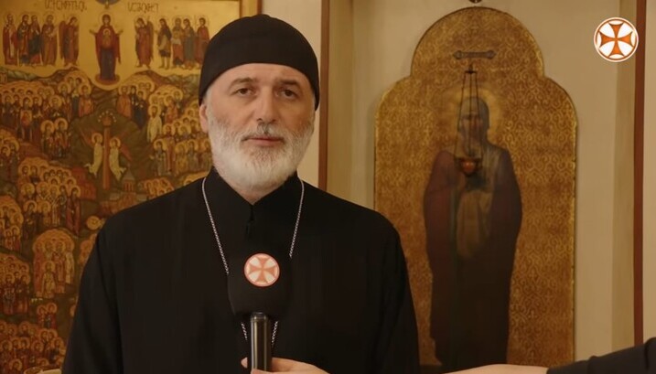 Ο πρωτοπρεσβύτερος Αντρία Τζαγκμαΐτζε. Φωτογραφία: Ερτσουλοβνέμπα