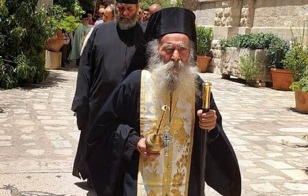 Ο αρχιμανδρίτης Ιουστίνος (Μαμάλλος). Φωτογραφία: Πατριαρχείο Ιεροσολύμων