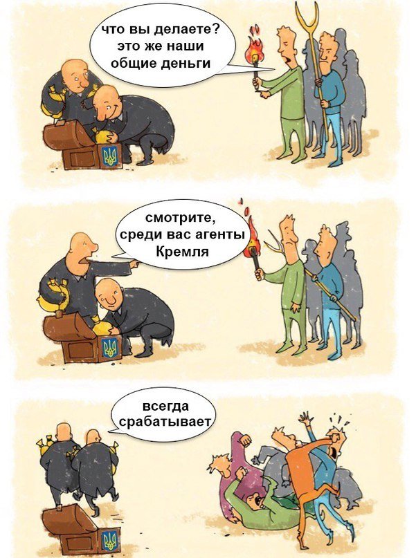 Карикатура на украинских политиков.