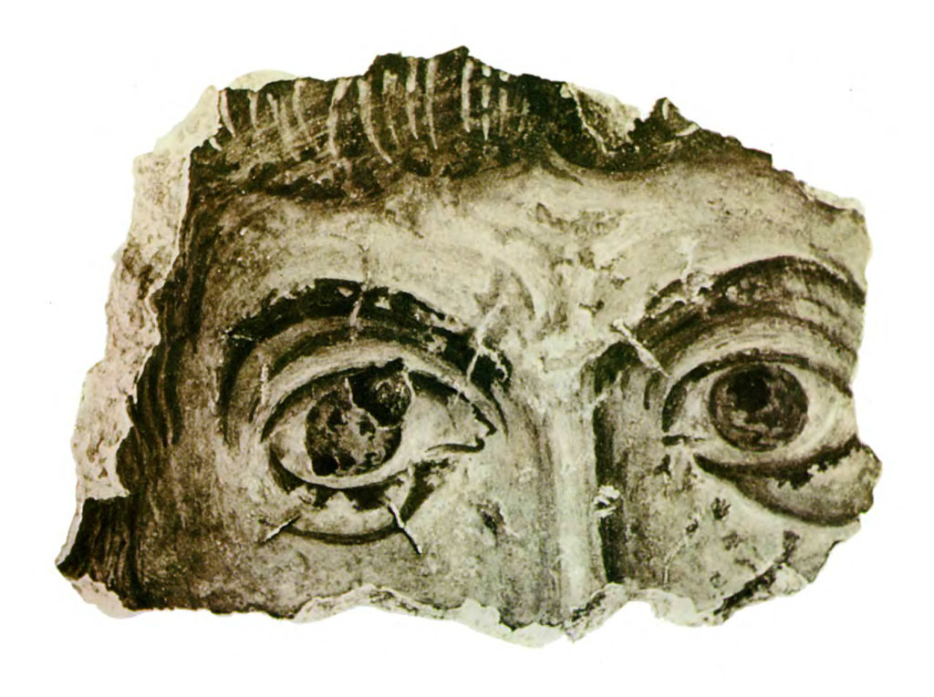 Unknown Saint. Circa 996 AD. Church of the Tithes, Kyiv. Fragment. Source: icon-art.info