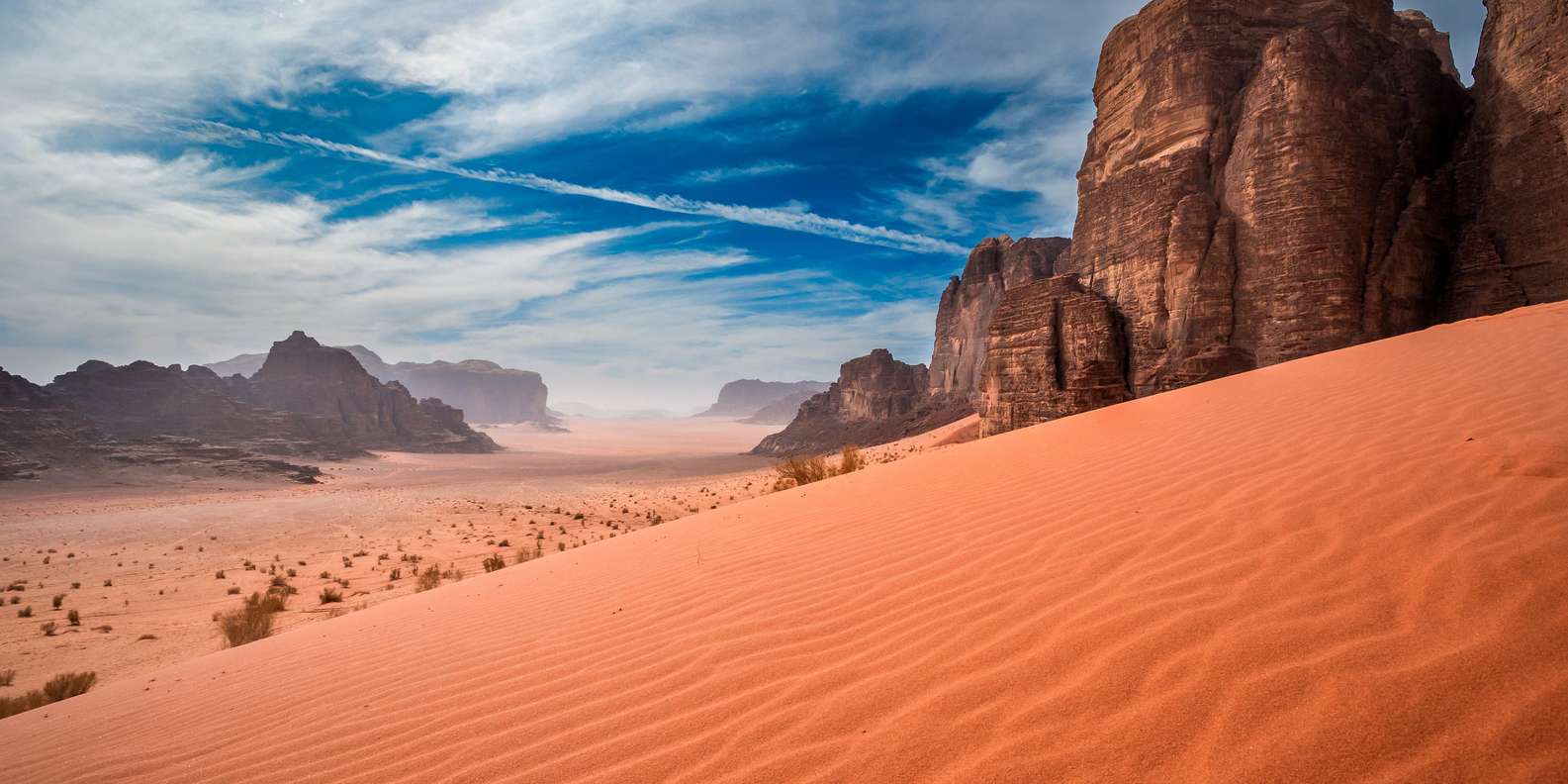 Вид на Иорданскую пустыню