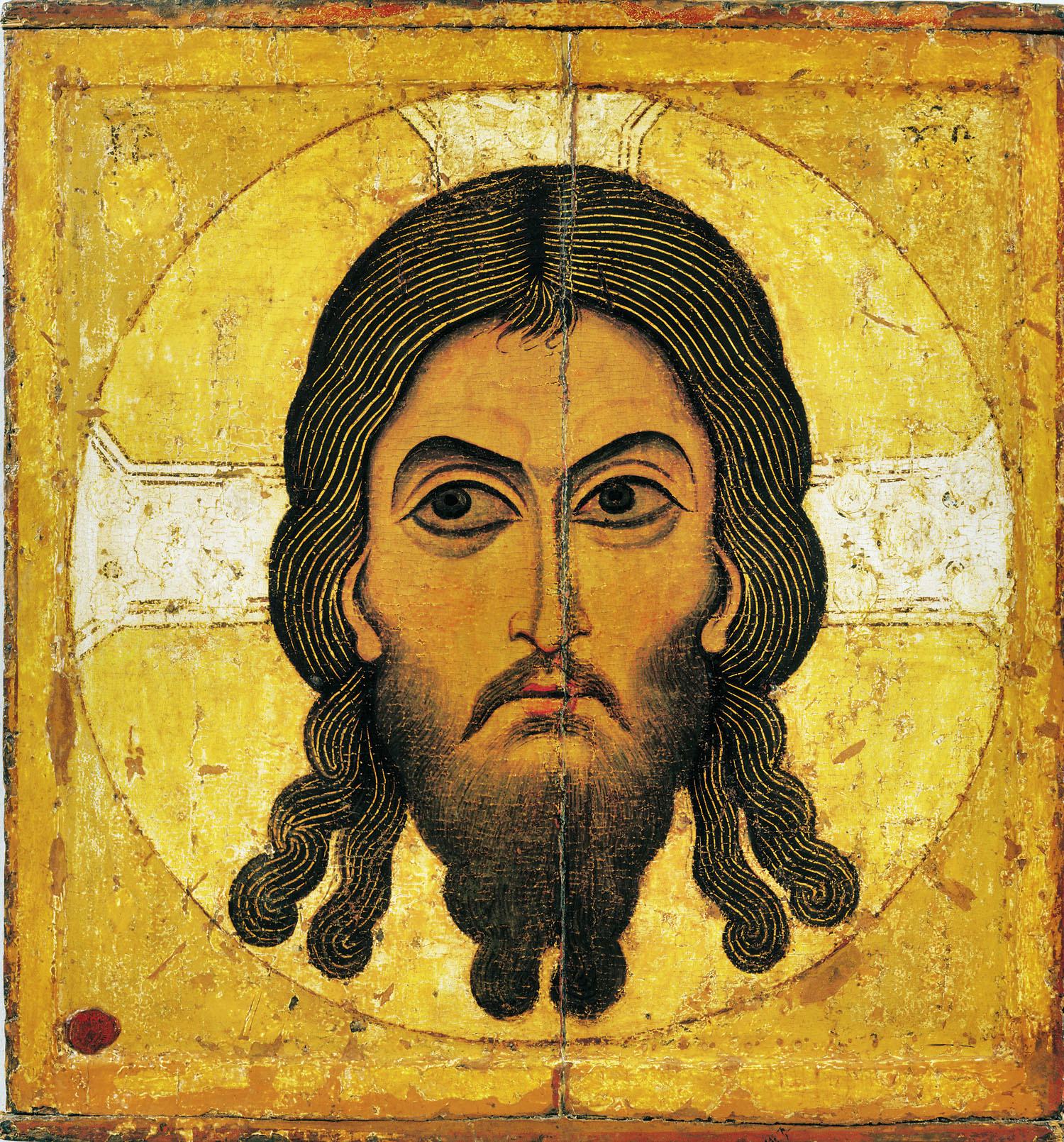 Savior Not Made by Hands (Novgorod icon of the 12th century). Source: Wikipedia